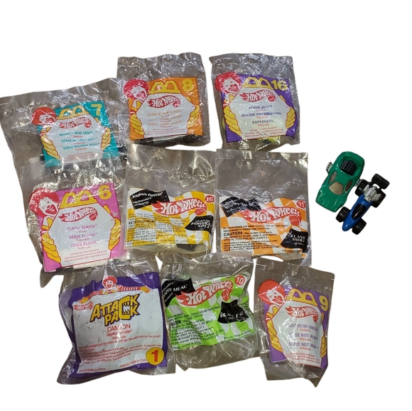 Vintage Hot Wheels Die Cast Cars From McDonalds - Picture 1 of 2